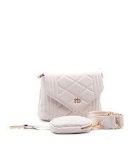 ROCCOBAROCCO GLAM Sac bandoulière avec pochette blanc - Sacs pour Femme - 2