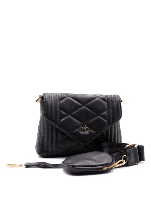 GLAM Sac bandoulière avec pochette noir - Sacs pour Femme