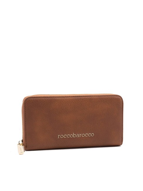 ADELE Grand portefeuille zippé autour bronzer - Portefeuilles Femme