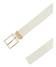 TOMMY HILFIGER TH SQUARE MONOGRAM Ceinture en cuir canne à sucre - Ceintures - 2