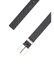 TOMMY HILFIGER TH SQUARE MONOGRAM Ceinture en cuir le noir - Ceintures - 2