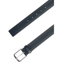 TOMMY HILFIGER TOMMY JEANS AUSTIN Ceinture en cuir marine nuit noire - Ceintures - 2