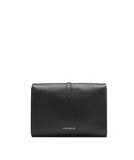 COCCINELLE DORIAN Mini sac bandouli&egrave;re en cuir martel&eacute; Noir - Sacs pour Femme - 3