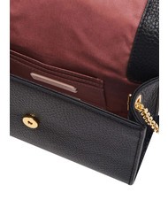 COCCINELLE DORIAN Mini sac bandouli&egrave;re en cuir martel&eacute; Noir - Sacs pour Femme - 5