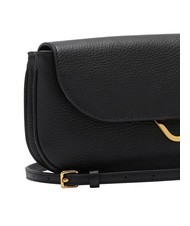 COCCINELLE DEW Petit sac en cuir martel&eacute; Noir - Sacs pour Femme - 3
