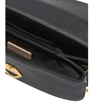 COCCINELLE DEW Petit sac en cuir martel&eacute; Noir - Sacs pour Femme - 4