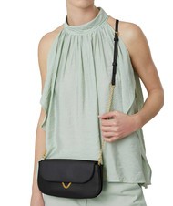 COCCINELLE DEW Petit sac en cuir martel&eacute; Noir - Sacs pour Femme - 5