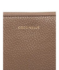 COCCINELLE BEST CROSSBODY Mini-sac en cuir taupe chaud - Sacs pour Femme - 4