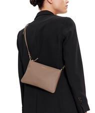 COCCINELLE BEST CROSSBODY Mini-sac en cuir taupe chaud - Sacs pour Femme - 5
