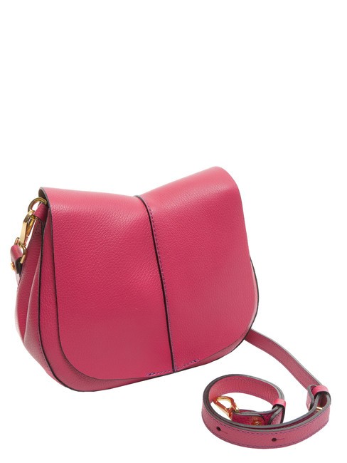 HELENA ROUND Sac bandouli&egrave;re, en cuir bougainvillier - Sacs pour Femme