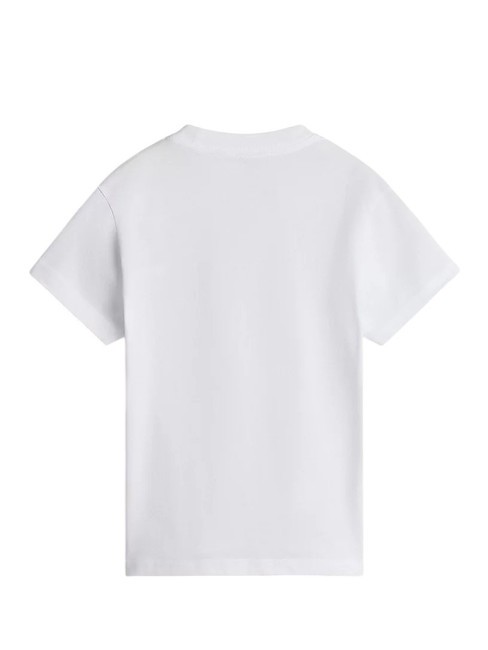 VANS CLASSIC T-shirt en coton blanc noir - Tee-shirt enfant