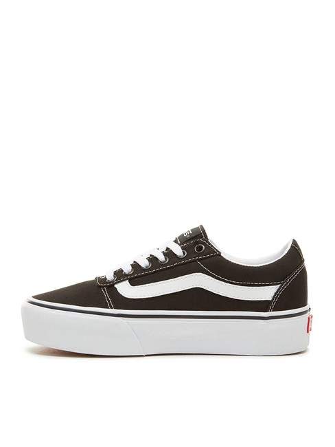 WARD PLATFORM Baskets hautes noir blanc - Chaussures Femme