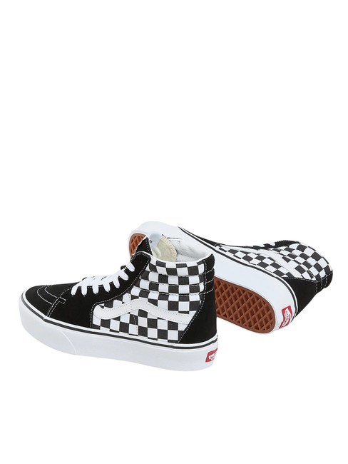 SK8-HI Platform 2.0 Baskets montantes damier/vrai blanc - Chaussures unisexe
