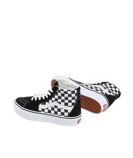 VANS SK8-HI Platform 2.0 Baskets montantes damier/vrai blanc - Chaussures unisexe - 4