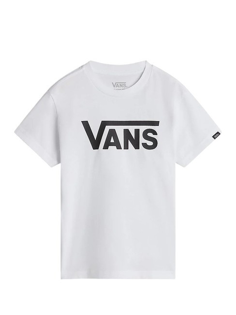 VANS CLASSIC T-shirt en coton blanc noir - Tee-shirt enfant
