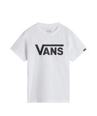 VANS VANS CLASSIC T-shirt en coton blanc noir - Tee-shirt enfant - 4