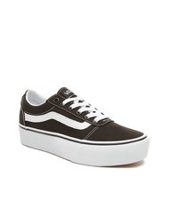 VANS WARD PLATFORM Baskets hautes noir blanc - Chaussures Femme - 3