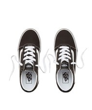 VANS WARD PLATFORM Baskets hautes noir blanc - Chaussures Femme - 5