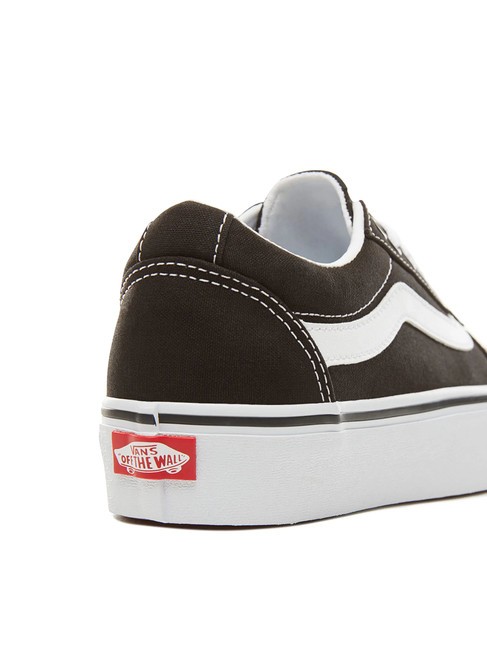 WARD PLATFORM Baskets hautes noir blanc - Chaussures Femme