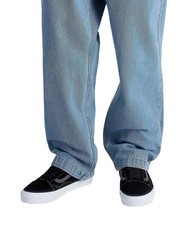 VANS OLD SKOOL Baskets en cuir suédé noir - Chaussures unisexe - 5