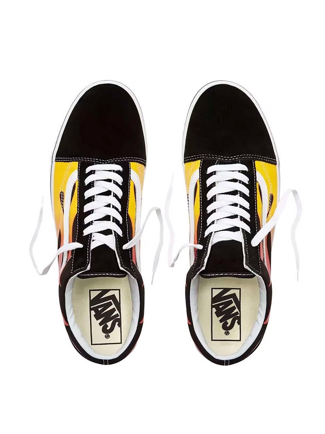 Vans Old Skool Baskets Basses Noir Noir Tr Blanc Achetez A Prix Outlet