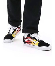 VANS OLD SKOOL Baskets basses noir/noir/tr blanc - Chaussures unisexe - 8