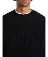 VANS CARLO LOOSE Sweat col rond en molleton noir - T-shirt - 4