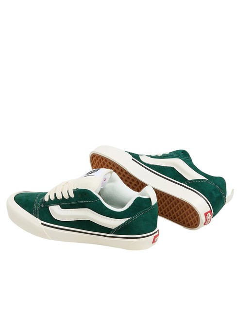 KNU SKOOL Baskets en cuir suédé porc daim vert - Chaussures unisexe