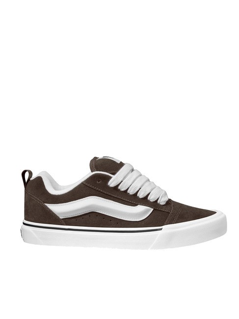 KNU SKOOL Baskets en cuir suédé marron/blanc - Chaussures unisexe
