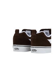 VANS KNU SKOOL Baskets en cuir suédé marron/blanc - Chaussures unisexe - 4