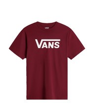 VANS CLASSIC T-shirt en coton à manches courtes bordeaux/blanc - T-shirt - 3