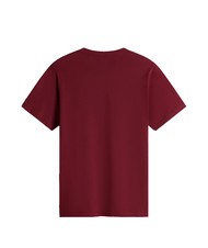 VANS CLASSIC T-shirt en coton à manches courtes bordeaux/blanc - T-shirt - 4