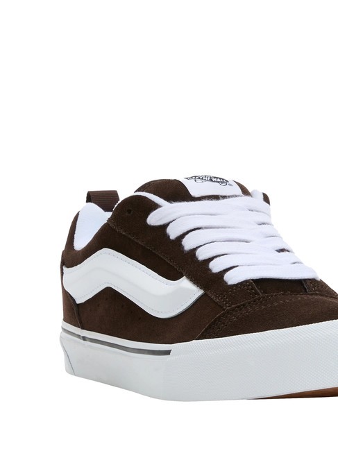 KNU SKOOL Baskets en cuir suédé marron/blanc - Chaussures unisexe
