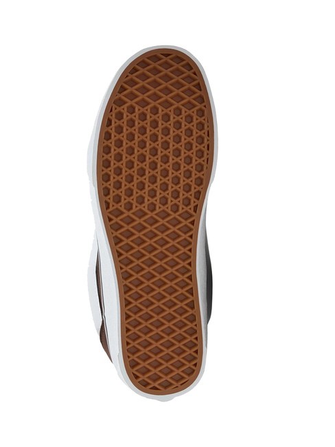 KNU SKOOL Baskets en cuir suédé marron/blanc - Chaussures unisexe