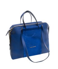 PIQUADRO CAMPIONARIO - CIRCLE  CIRCLE Sac multifonction en cuir bleu - Porte Documents Travail - 2
