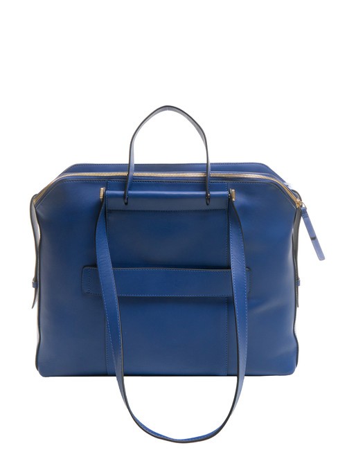 CAMPIONARIO - CIRCLE  CIRCLE Sac multifonction en cuir bleu - Porte Documents Travail