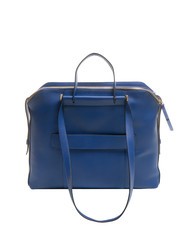 PIQUADRO CAMPIONARIO - CIRCLE  CIRCLE Sac multifonction en cuir bleu - Porte Documents Travail - 4