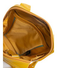 PIQUADRO Sacoche homme VIBE out, en cuir grain&eacute; jaune 4 - Sacs en Bandouli&egrave;res pour Homme - 5