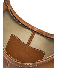 GIANNI CHIARINI NORMA Sac hobo porté épaule en cuir caramel - Sacs pour Femme - 5