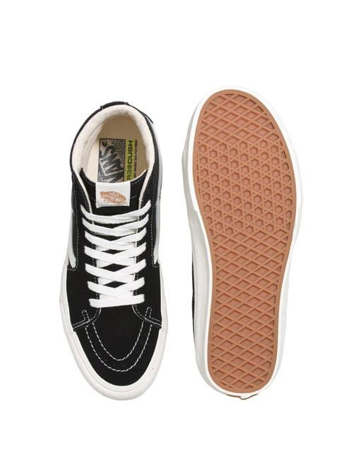 UA SK8-HI VR3 Baskets montantes en cuir noir/guimauve - Chaussures unisexe