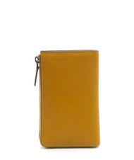 PIQUADRO BLACK SQUARE  Porte-monnaie en cuir jaune - Portefeuilles Homme - 3