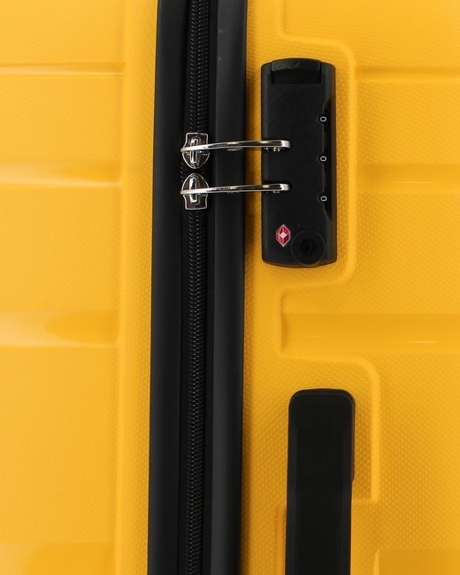 UPLAND Chariot de grande taille jaune - Valises Rigides