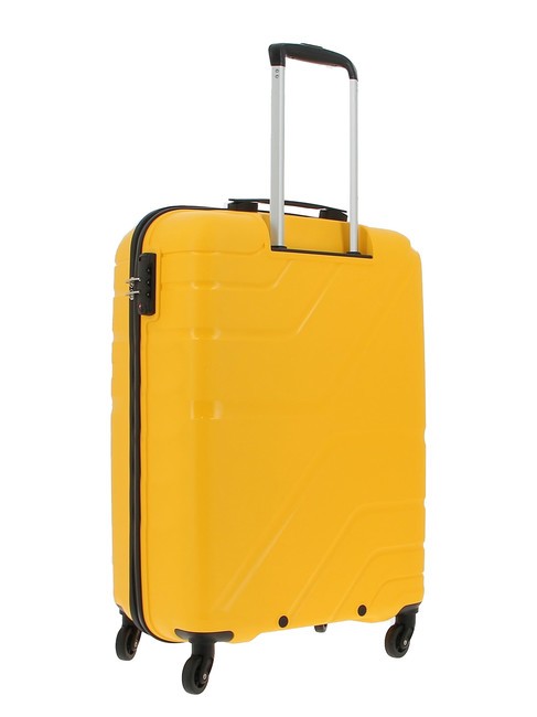 UPLAND Chariot &agrave; bagages &agrave; main jaune - Valises cabine