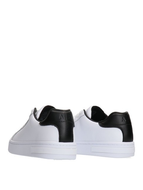 A|X Baskets en cuir multicolore op blanc noir - Chaussures Femme
