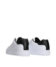 ARMANI EXCHANGE A|X Baskets en cuir multicolore op blanc noir - Chaussures Femme - 3