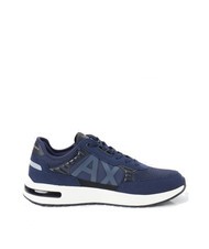 ARMANI EXCHANGE DUSSELDORF Baskets Homme marine + noir - Chaussures Homme - 3