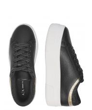 ARMANI EXCHANGE A|X Platform Baskets compensées Noir / noir - Chaussures Femme - 3