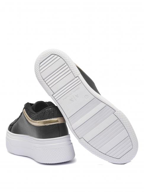 A|X Platform Baskets compensées Noir / noir - Chaussures Femme