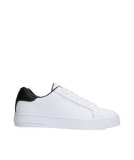 ARMANI EXCHANGE A|X Baskets en cuir multicolore op blanc noir - Chaussures Femme - 2