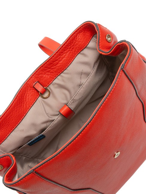 W99  Sac &agrave; dos en cuir ROUGE - Sacs &agrave; dos pour ordinateur portable